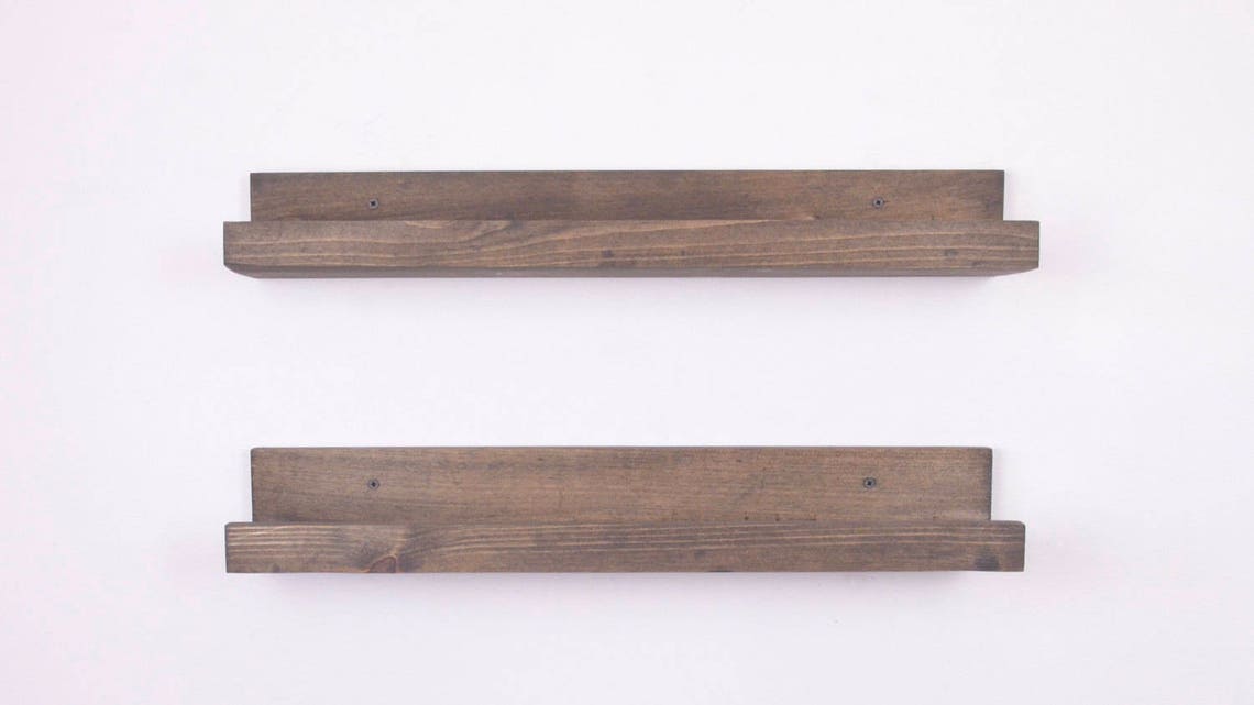 Picture Ledge Ledge Shelf Rustic Wooden Picture Ledge Etsy