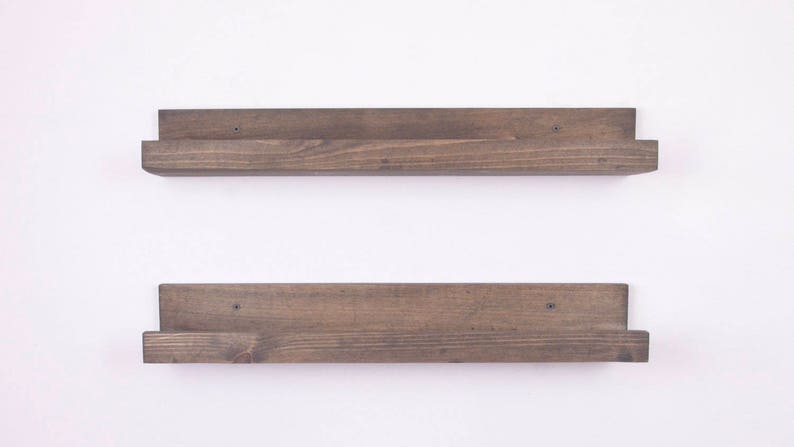 Picture Ledge, Ledge Shelf, Rustic Wooden Picture Ledge, Floating shelf, Wooden Shelf, Rustic Shelf, Rustic Picture Ledge, Gallery Wall image 7