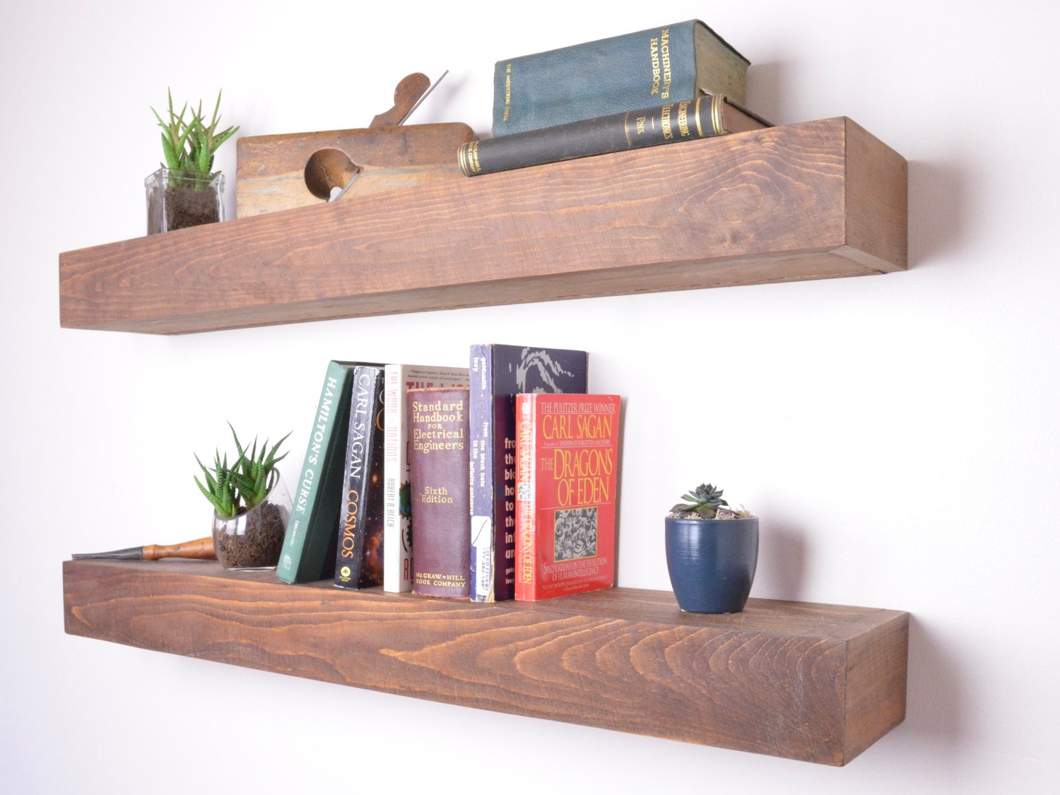 Floating Shelves Rustic Floating Shelf Chunky Shelves Etsy