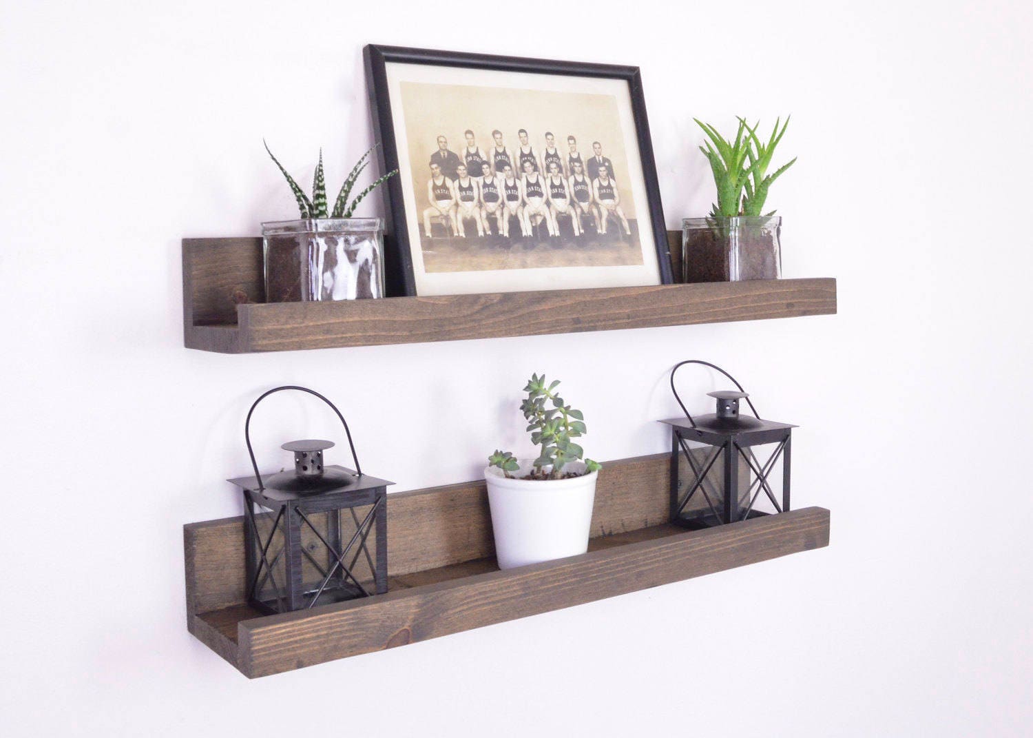 Picture Ledge Ledge Shelf Rustic Wooden Picture Ledge Etsy UK