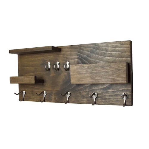 Coat Rack Entryway Organizer Coat Rack Wall Mount Etsy