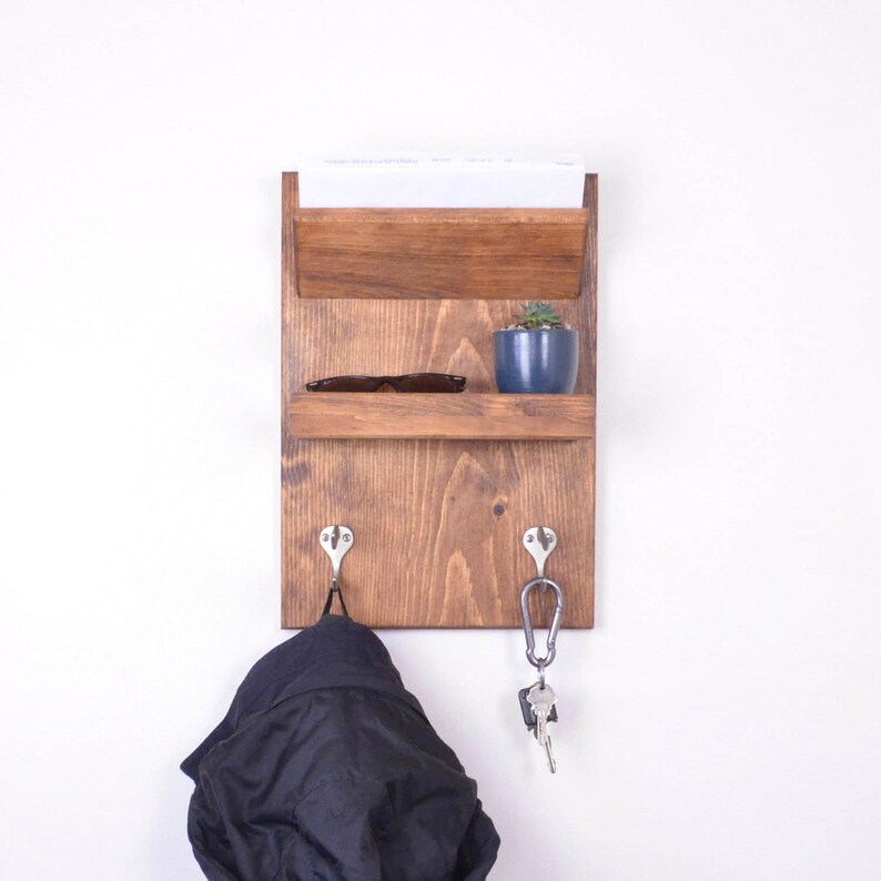 Wall coat rack entry organizer wall organizer coat rack Etsy