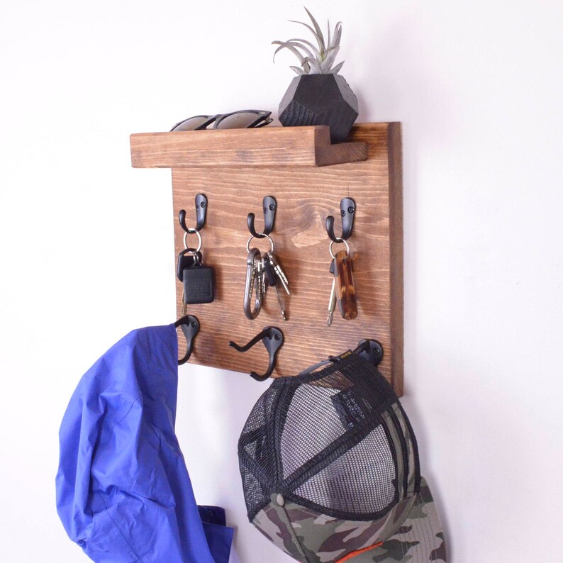 Wall Organizer Coat Rack Wall Coat Rack Mail Organizer Etsy