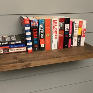 Floating Book Shelf 12&quot; Deep