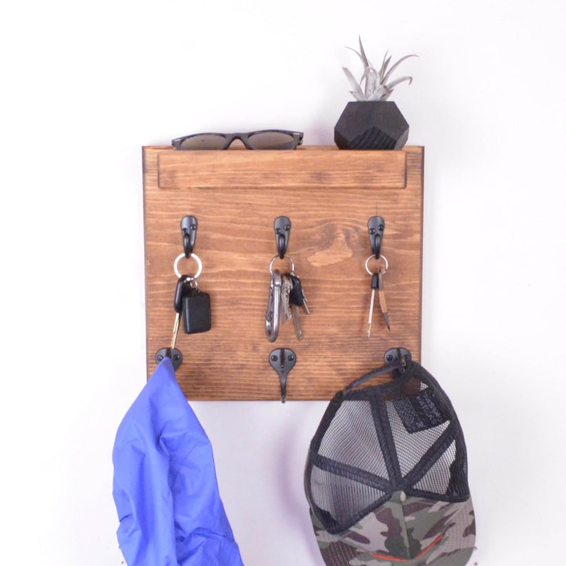 Wall Organizer Coat Rack Wall Coat Rack Mail Organizer Etsy