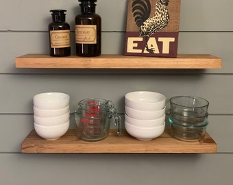 Kitchen Floating Shelves