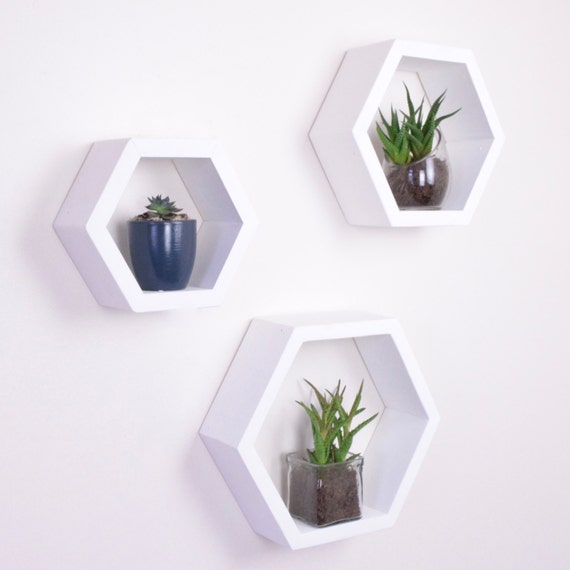 3 Hexagon Shelves Honeycomb Geodesic Image 0