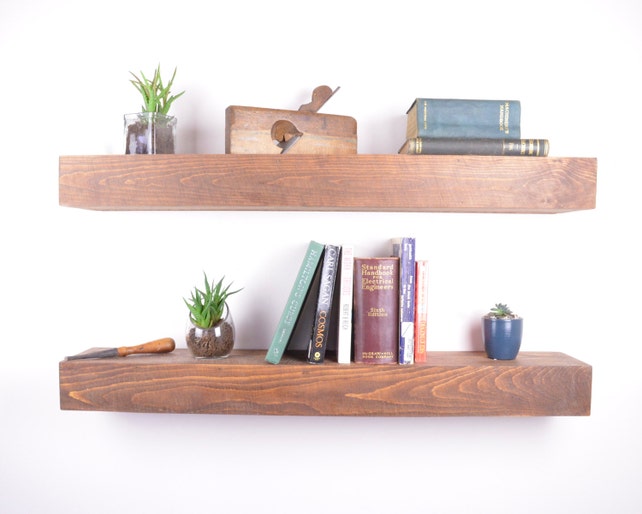 Floating Shelves Rustic Shelf Chunky Floating Shelves Rustic Shelf Chunky Wooden Ledge Shelve Kitchen Decor