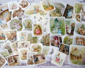 50 Beatrix Potter paper clippings