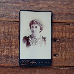 Antique Carte de Visite, Victorian sepia photo