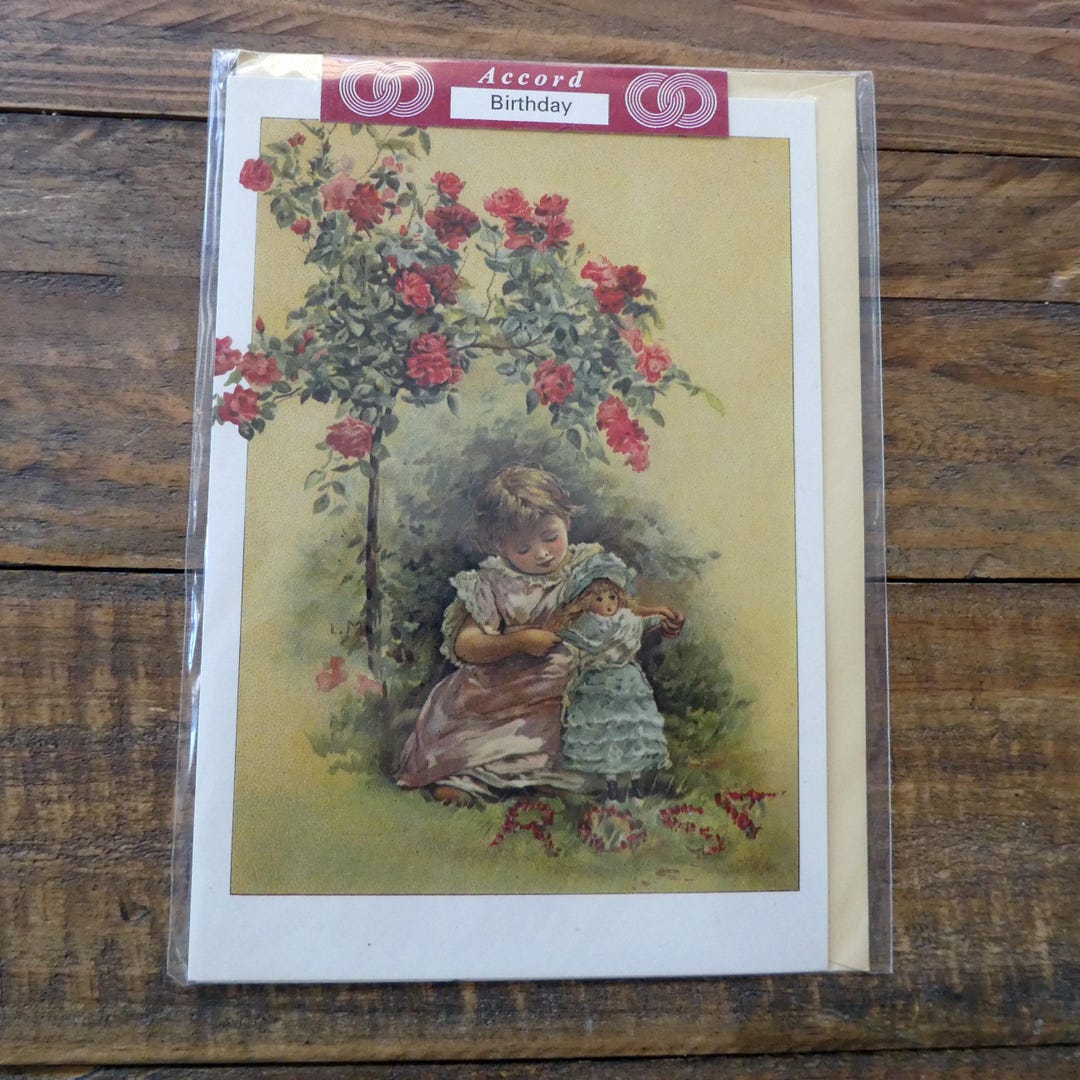 Vintage Accord Birthday Card, Unused With Cellophane - Etsy