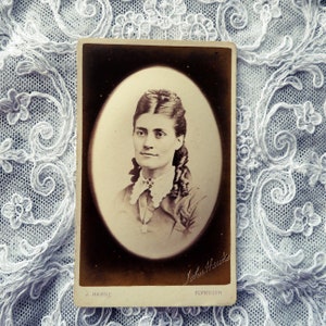 Antique Carte de Visite, Victorian sepia photo