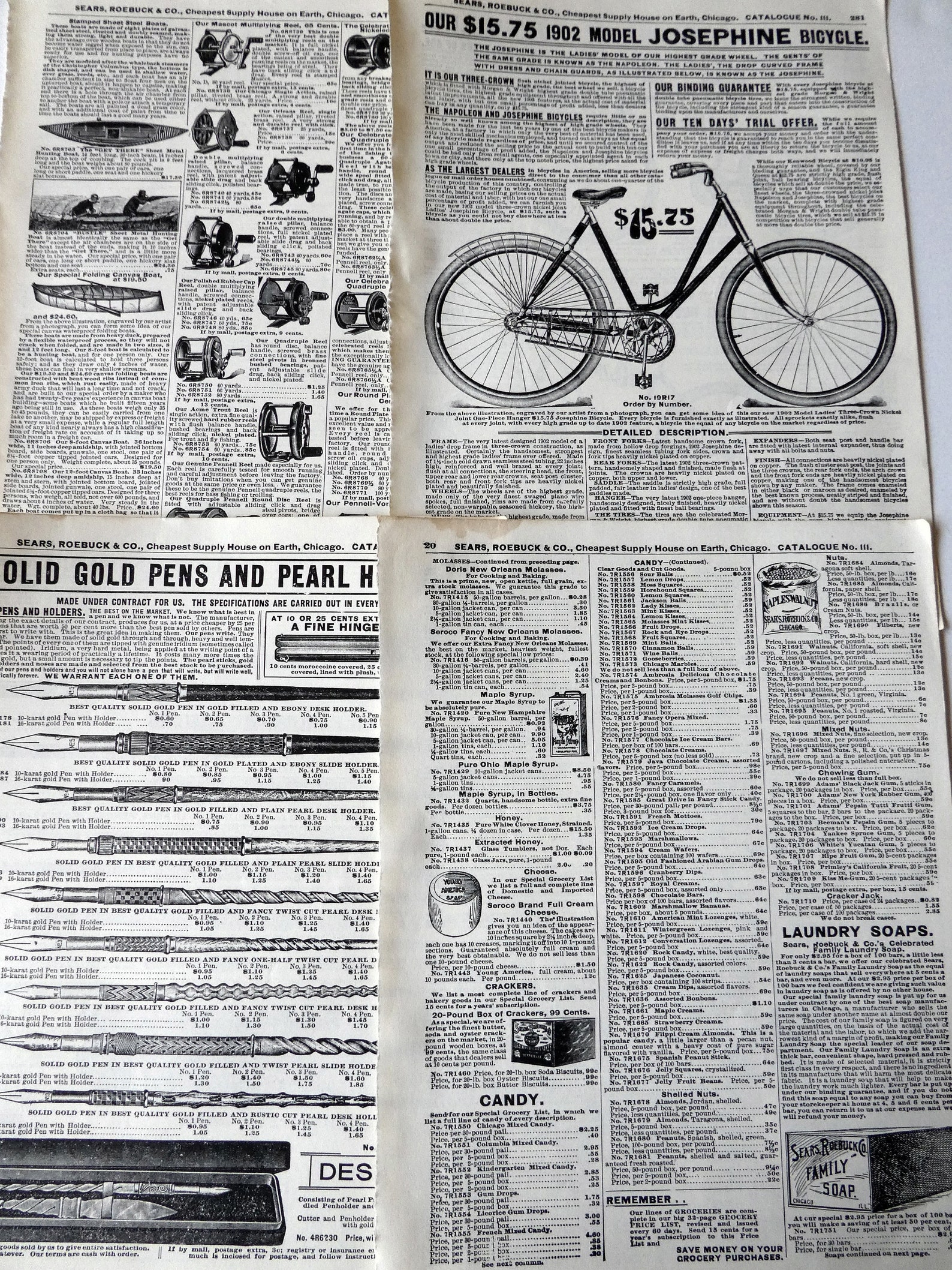 1902 and 1906 Sears Roebuck & Co Catalogue Pages 20 Pages Etsy