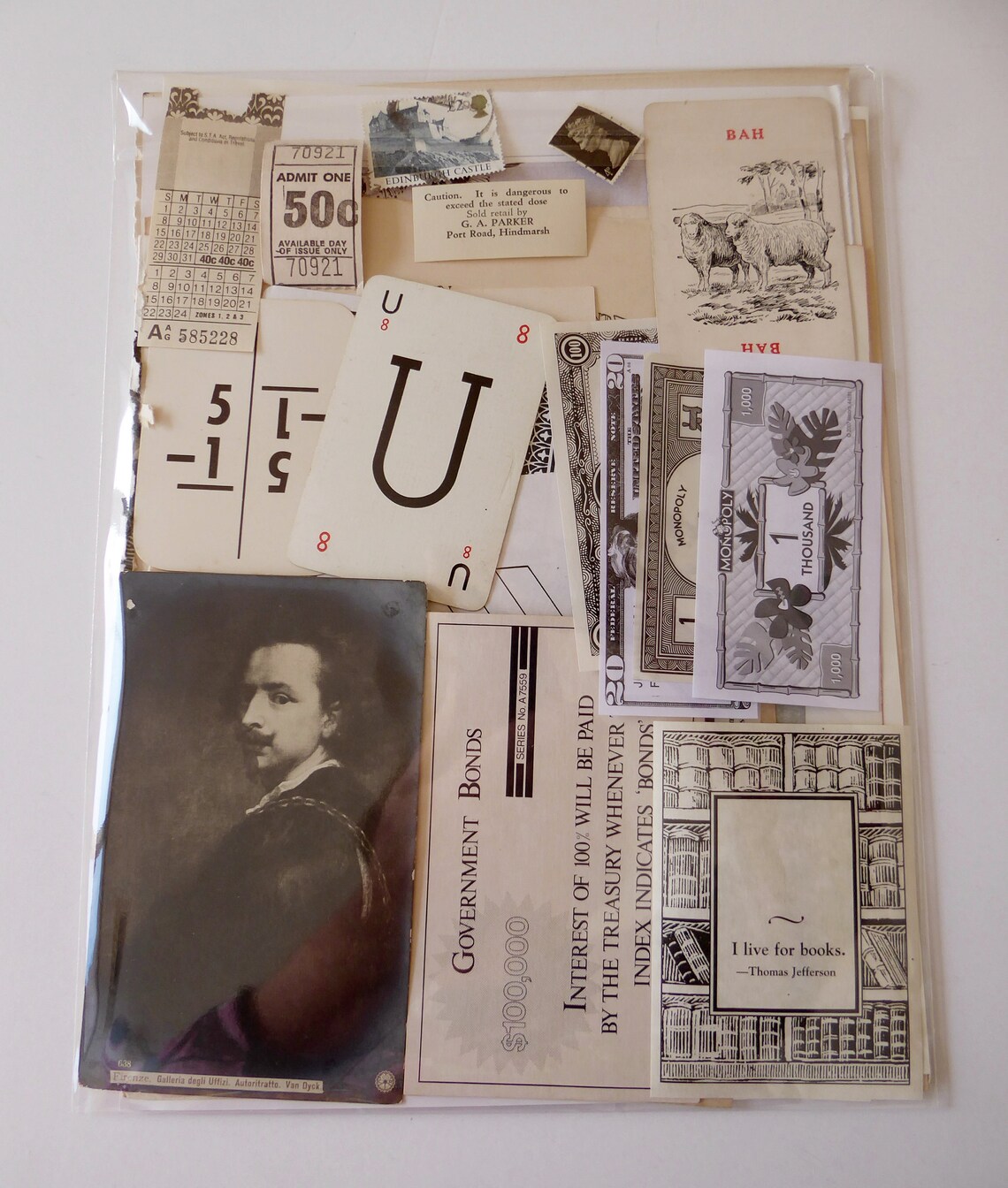 Black and White Ephemera Pack 30 Pieces - Etsy Australia