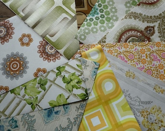 Large vintage retro wallpaper pack, 10 large pieces