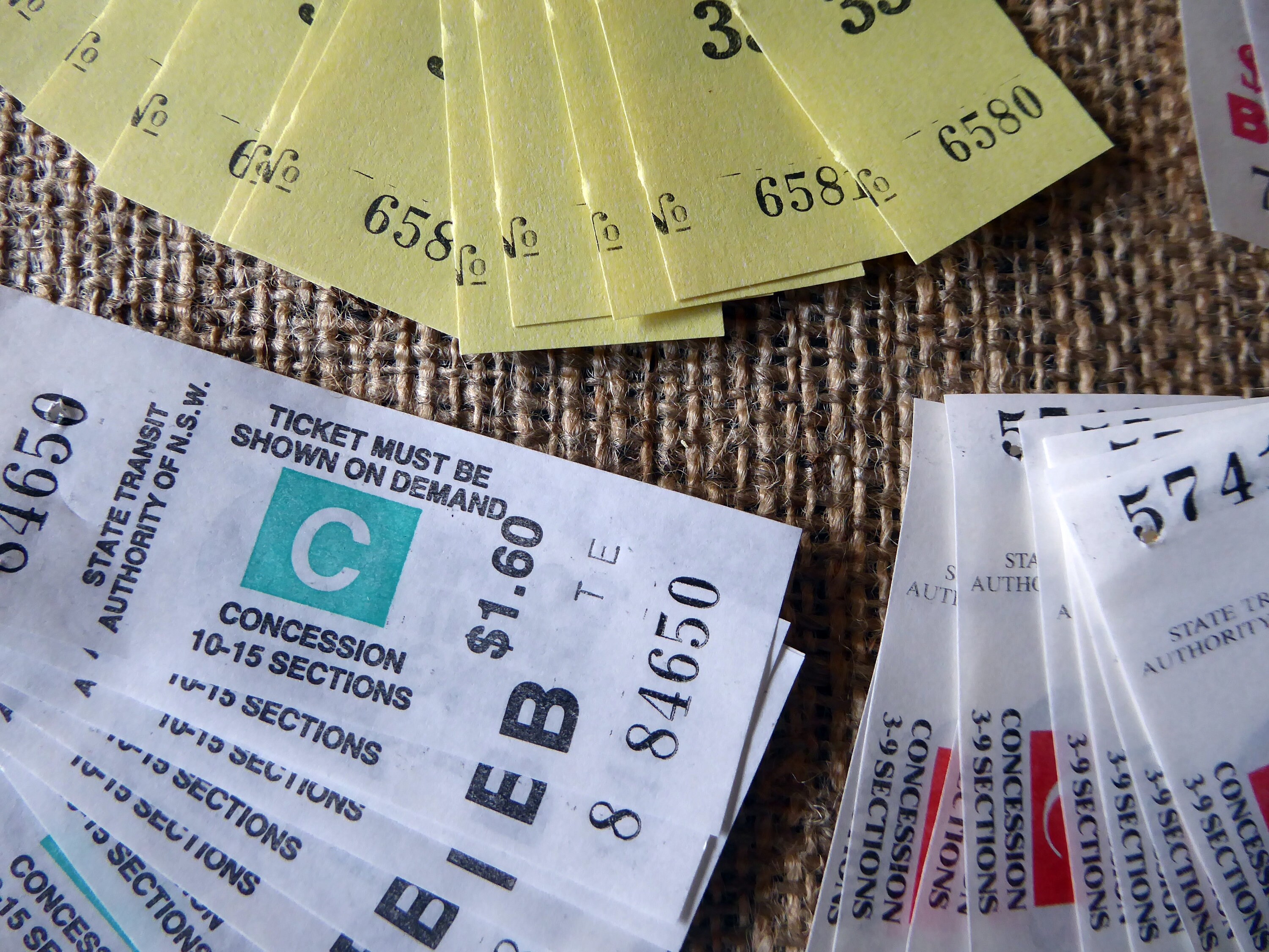 【GM busesセット】◆イギリス ヴィンテージ バス ロールチケット 2個 Vintage Bus Tickets - 10 Doubletickets - Transportation