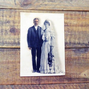 Antique wedding photograph, Zweifel, Duluth