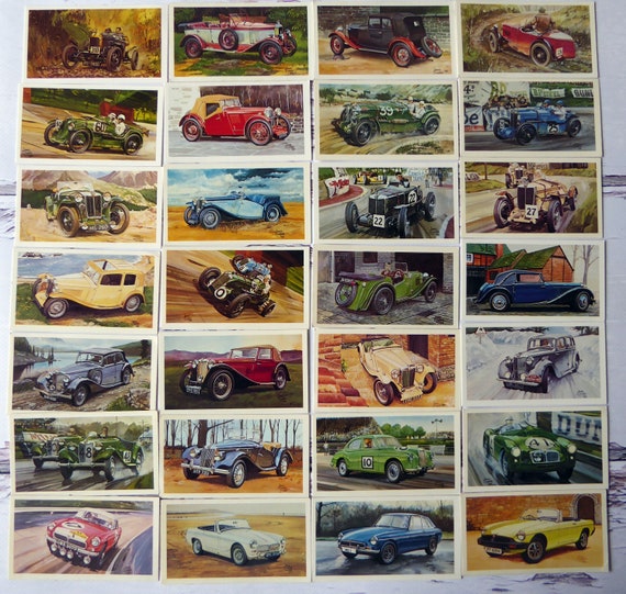 cigarette marques 1981 Players Grandee Famous MG Marques Cigarette Cards, Full Set of 28  Cards