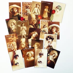 Coupures de papier pour cartes postales Victoriana, 19 morceaux de papier découpés à l'emporte-pièce