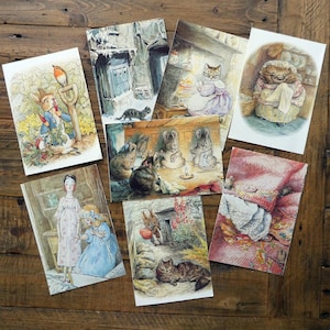 Cartes postales Beatrix Potter, cartes Peter Rabbit et ses amis