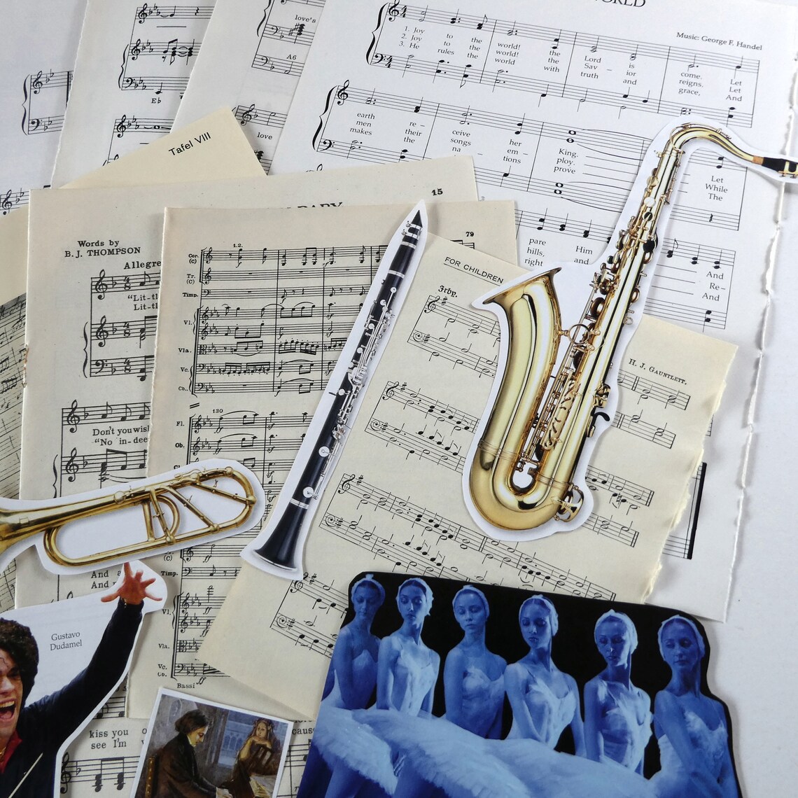 Music Ephemera Pack 35 Pieces - Etsy