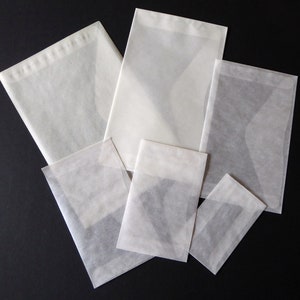 24 Glassine envelopes, mixed pack, bulk lot