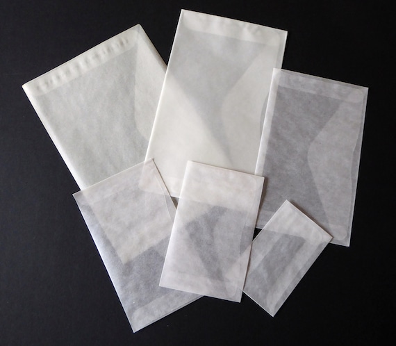 24 Glassine Envelopes, Mixed Pack, Bulk Lot 