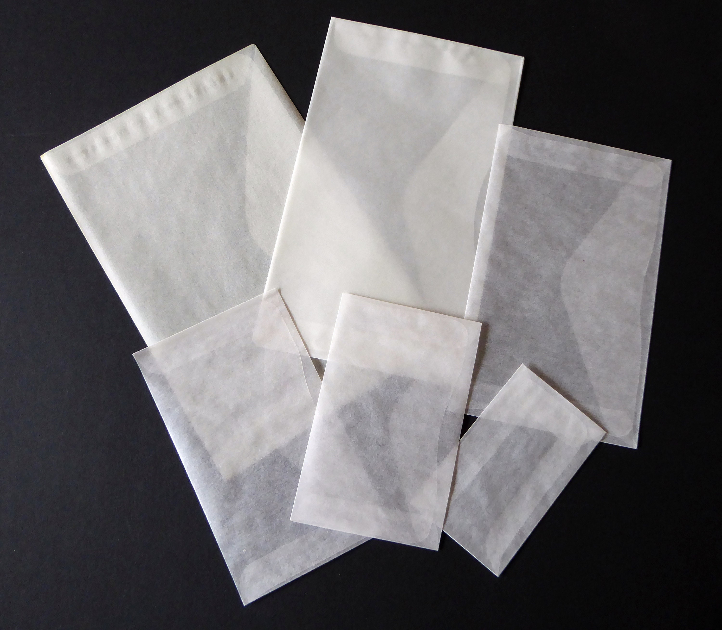 24 Glassine envelopes, mixed pack, bulk lot - Etsy Italia