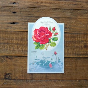 Vintage get well soon card, unused card