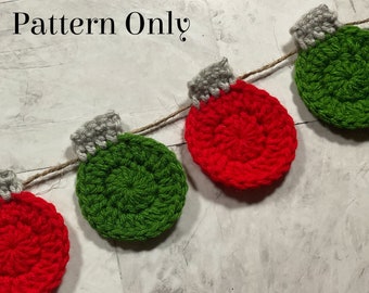 Ornament Bauble Garland Crochet *Pattern ONLY