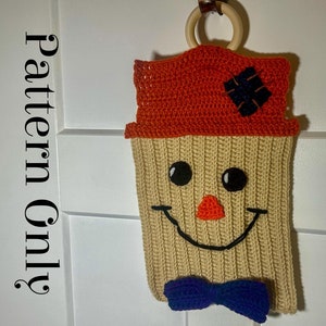 Scarecrow Door Hanger Crochet *Pattern ONLY