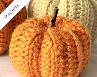 Pumpkin Decor Crochet *Pattern ONLY