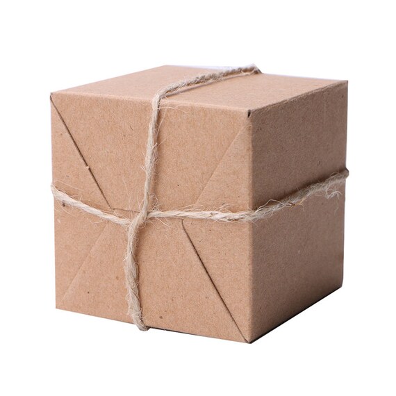 Süßigkeiten Papier für Kraft Handgefertigte Box Verpackung Verpackung Quadrat