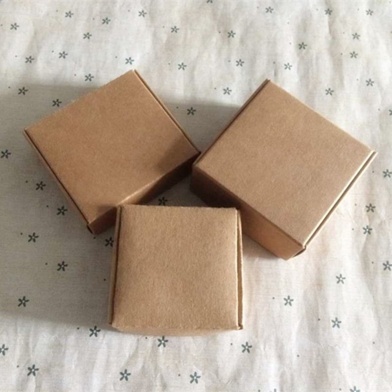 Kraft Cardboard Box Jewellery Large Necklace Pendant Choker Chain Gift Boxes