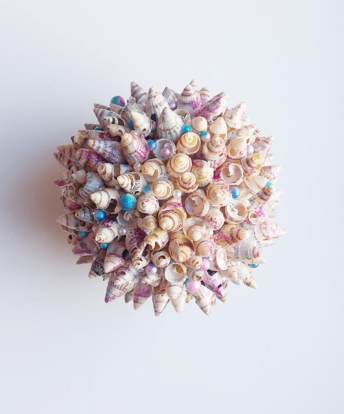 Handmade Shells Ornament, Table Decor, Seashells Deco, Ornament, Unique ...