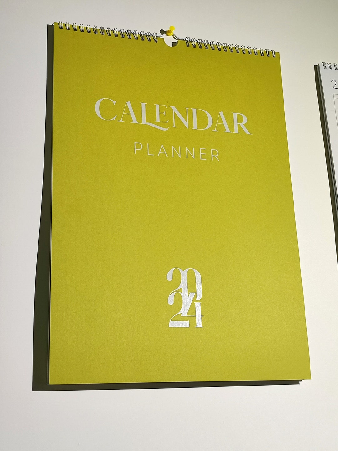 2024 Year Pistachio Calendar A4 A3 Monthly Planner, Minimalist Art