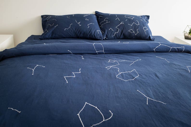 The Constellation Map Duvet Cover King Queen Full Twin Image 0