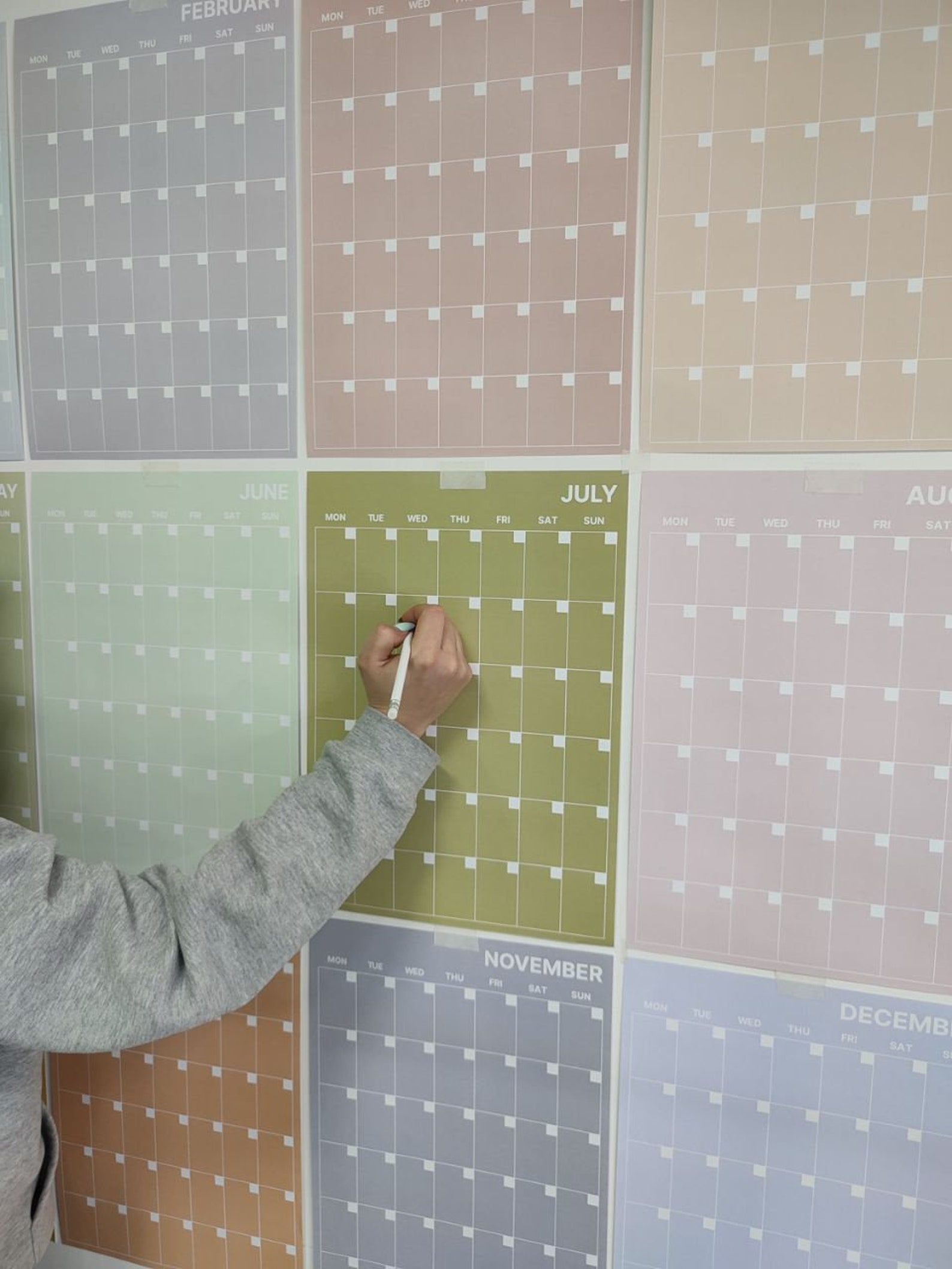 Large Monthly Wall Planner A4 2024 Wall Calendar Pastel Wall Etsy large-monthly-wall-planner-a4-2024-wall-calendar-pastel-wall-etsy