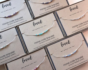 Custom Morse Code Bracelets