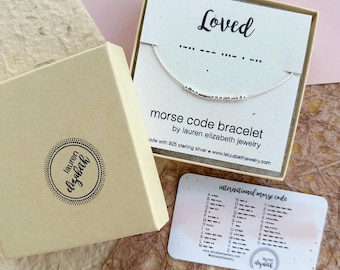 Custom Morse Code Bracelets