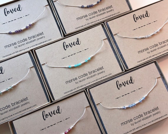 Personalized Morse Code Bracelet for Women Sterling Silver Custom Name Jewelry Unbiological Sister Gift for Her Mom Loved Bracelet Etsy Mexico