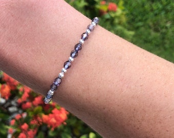 Custom Friendship Bracelet for Her - Morse Code Bracelet for Women - Personalized Sterling Silver BFF Gift for Sister