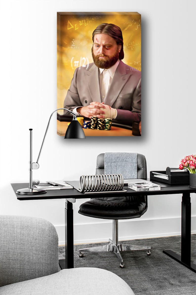 FREE SHIPPING The Hangover Card Counting Alan Poster Photo Etsy