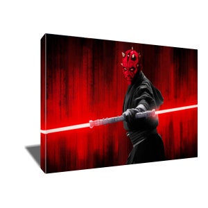 FREE SHIPPING Darth Maul Poster Photo Painting Artwork on Canvas Art