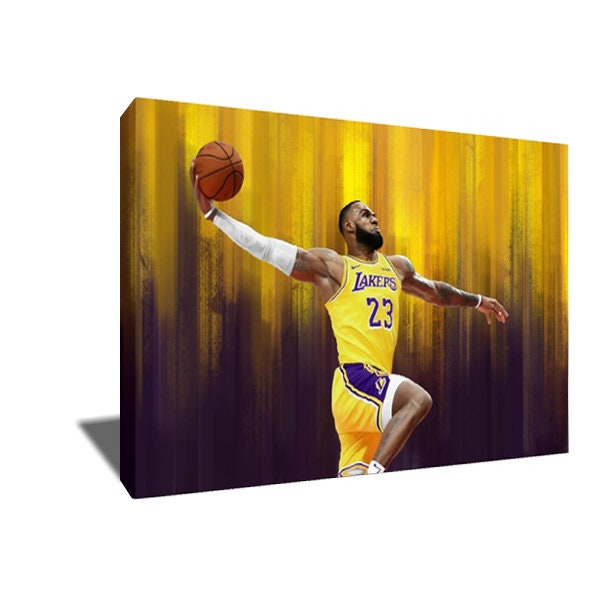 lebron james fathead lakers