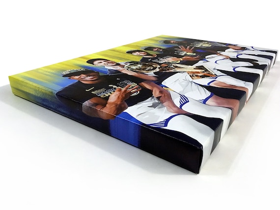 Warriors HAMPTONS Five 5 KEVIN DURANT STEPH CURRY Photo Poster Paint CANVAS ART Warriors HAMPTONS Five 5 KEVIN DURANT STEPH CURRY Photo Poster Paint CANVAS ART