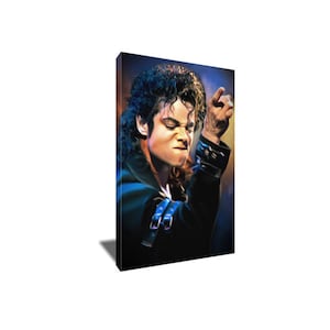 FREE SHIPPING King of Pop Michael Jackson Poster Photo Painting Artwork on Canvas Art
