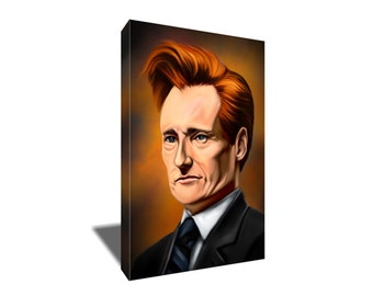 FREE SHIPPING Conan O'Brien Team Coco Poster Photo Painting Artwork on Canvas Wall Art Print