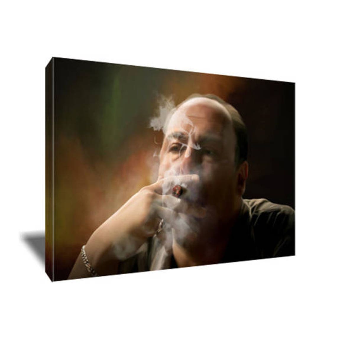 FREE SHIPPING Tony Soprano Cigar Smoking Poster Photo