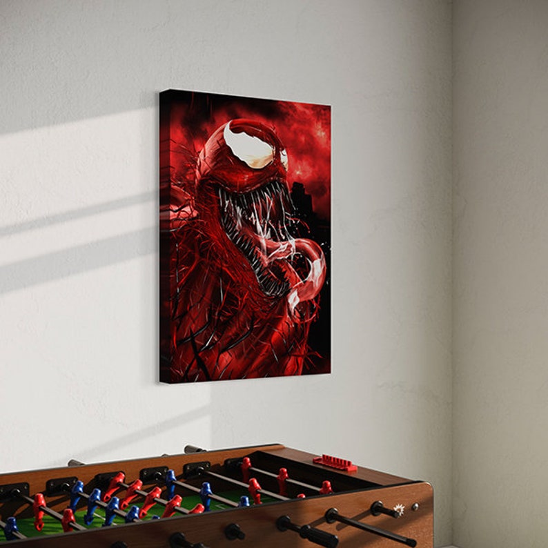 FREE SHIPPING The Amazing CARNAGE Photo Painting Poster Artwork on Canvas Wall Art Print image 3